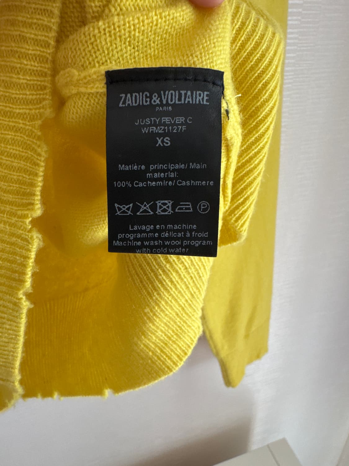 Zadig&Voltaire 100% 캐시미어 니트  xa 상품이미지6