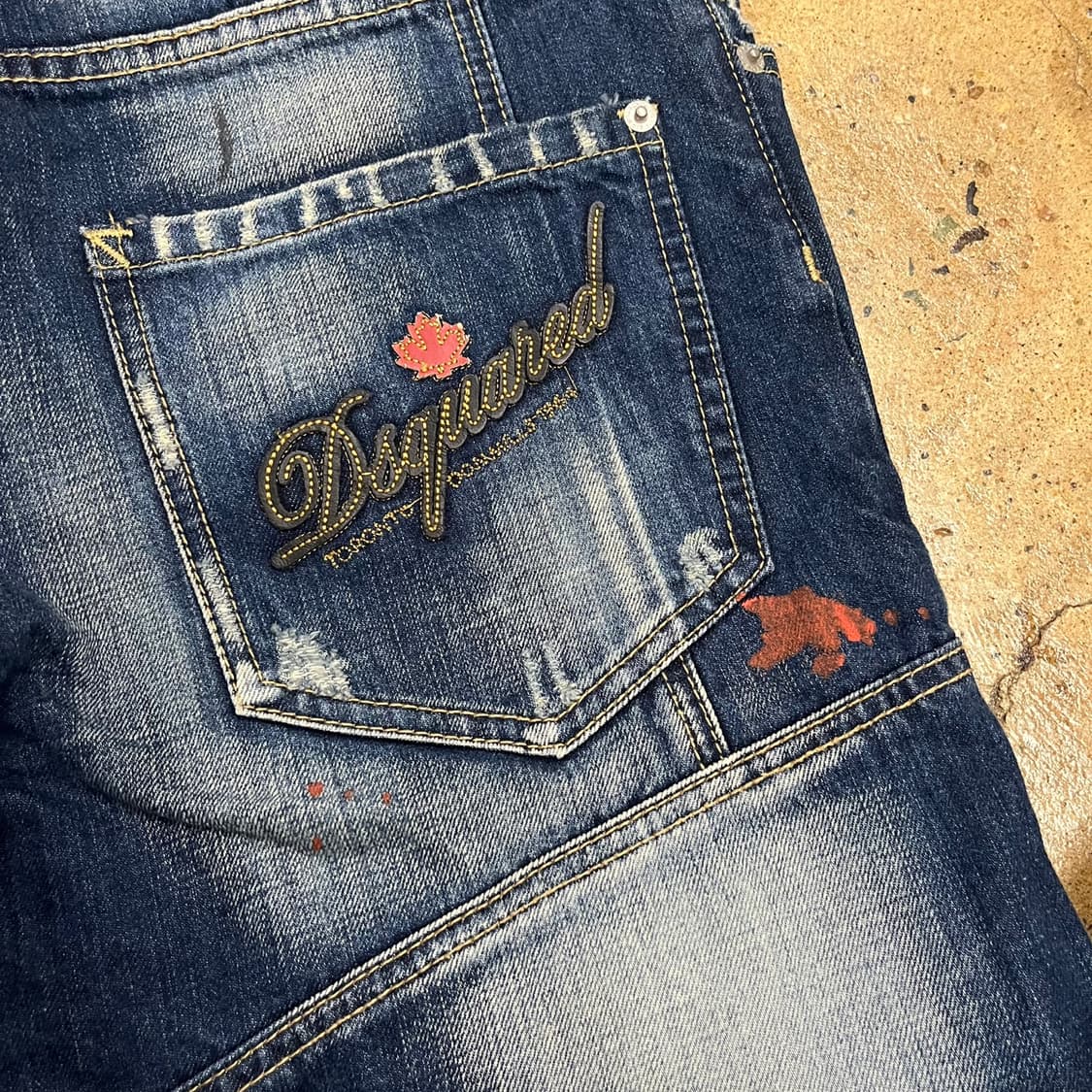 [정품/48] Dsquared2 디스퀘어드2 데님 청바지 b15 상품이미지5