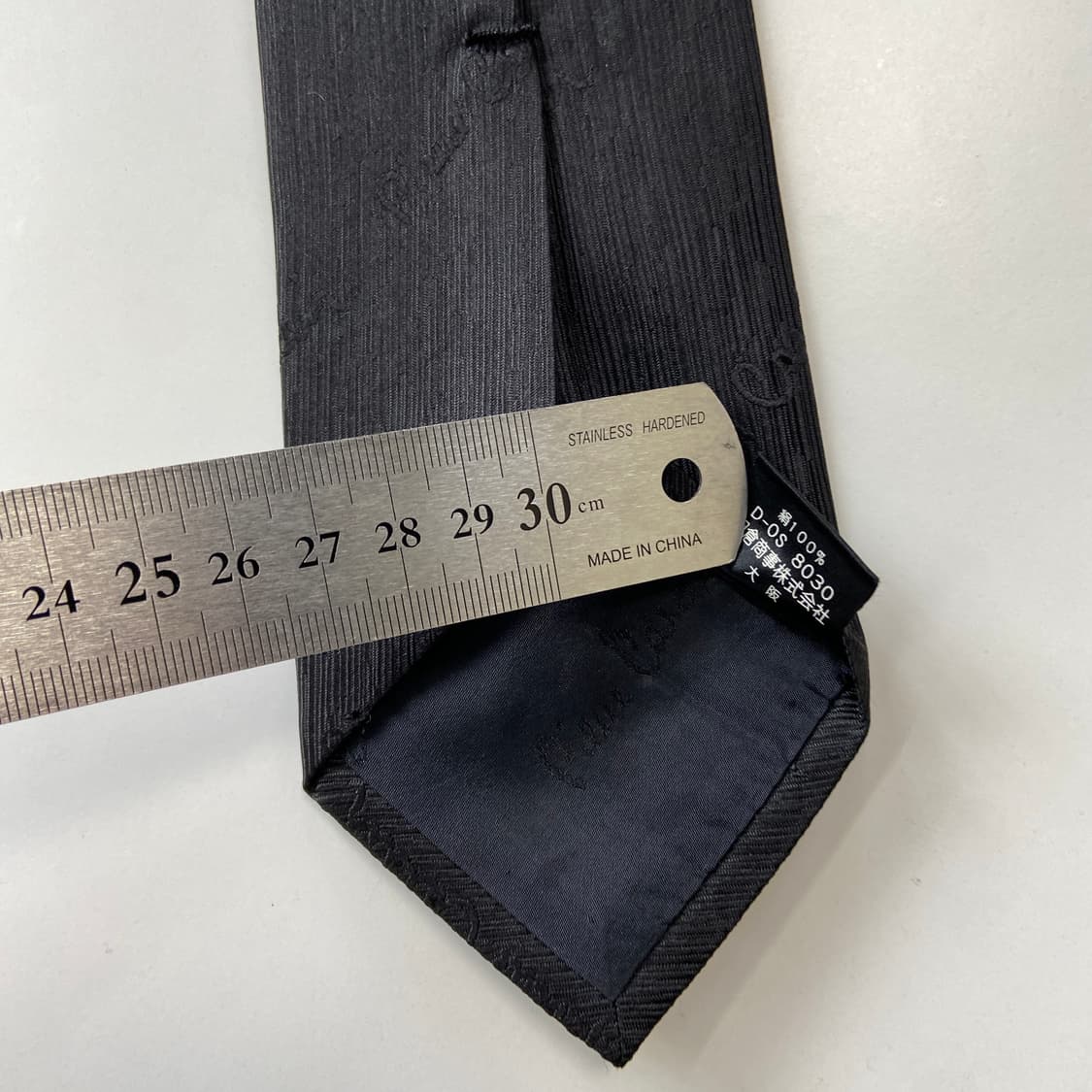 피에르가르뎅 (Pierre Cardin)명품정품 블랙넥타이 7.8cm 상품이미지7