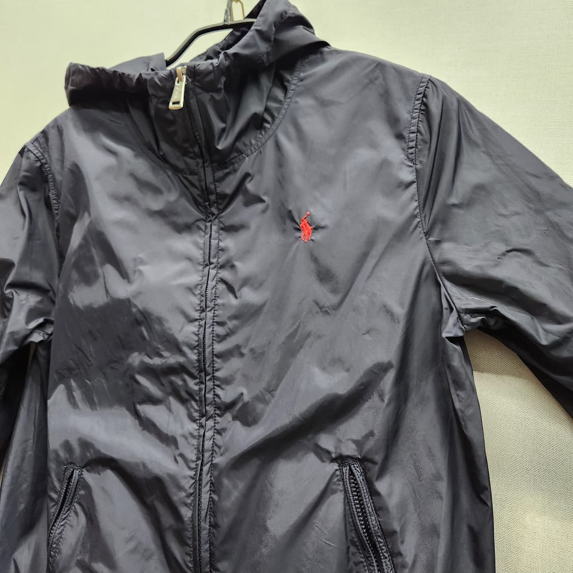폴로랄프로렌 로고 후드 바람막이 S 상품이미지3