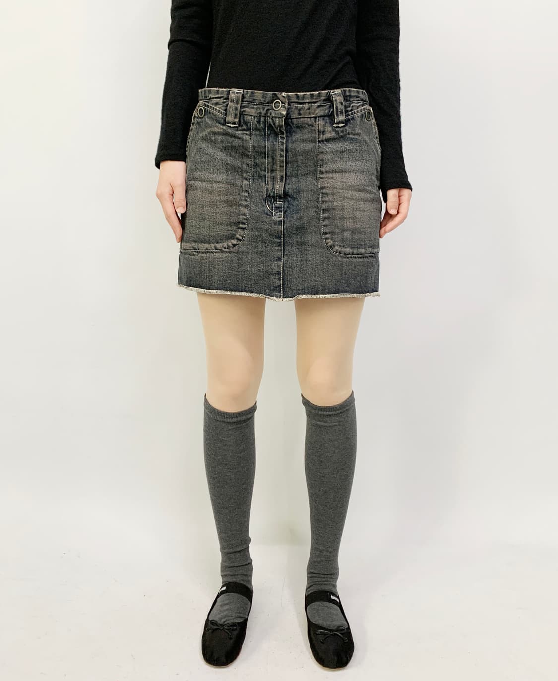 메종 마르지엘라 mm6 데님 미니스커트 상품이미지1