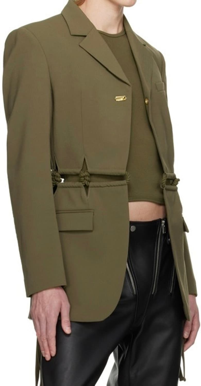 Dion Lee 디온 리 그린 로프 블레이저 XS 상품이미지3