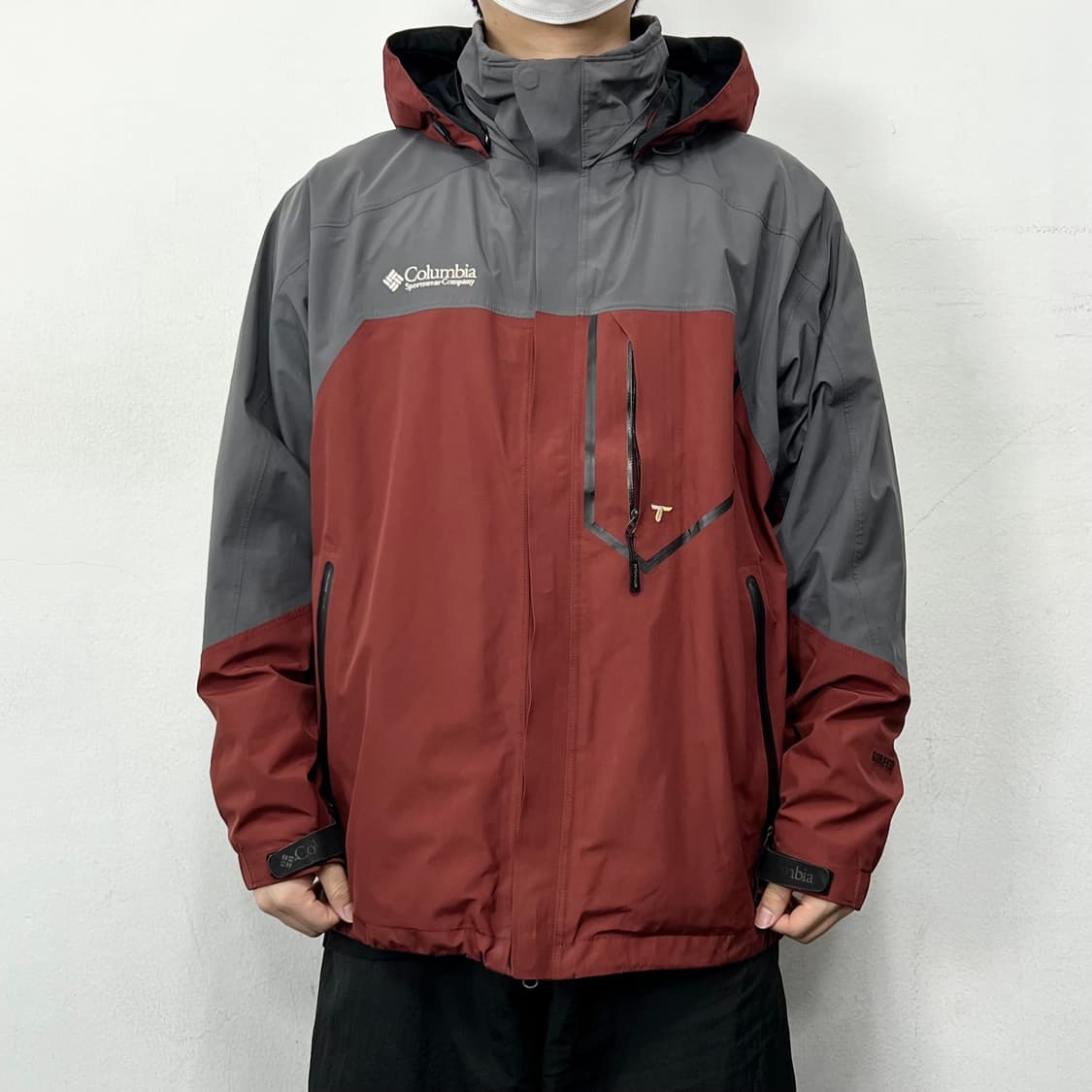콜롬비아 티타늄 고어텍스 투웨이 후드 바람막이 자켓 상품이미지2