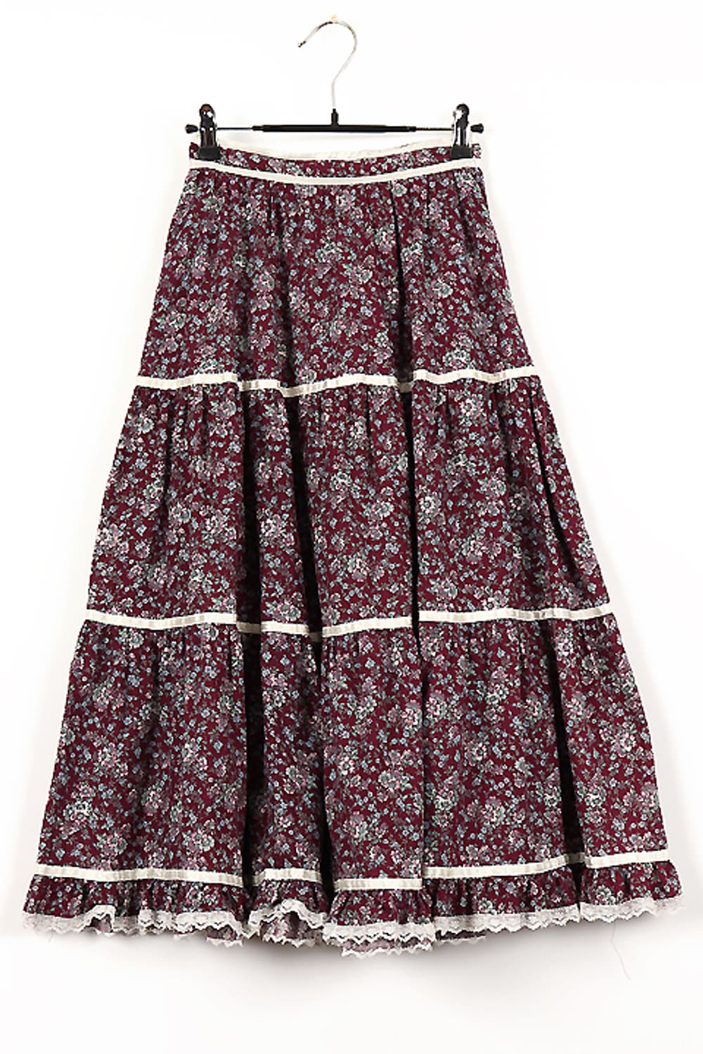 80's GUNNE SAX 플라워 거니섹 퀼팅투피스 상품이미지5