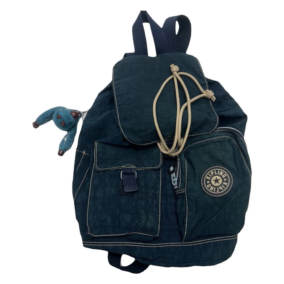 키플링 투포켓 스티치 청록색 복도리 백팩 상품이미지1