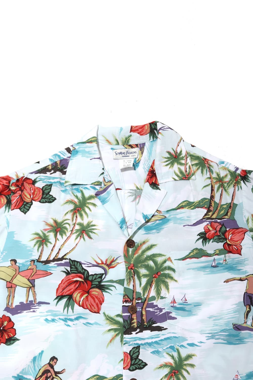 SUNMARI FASHIONS 70~80s 하와이안 셔츠 size M 상품이미지3