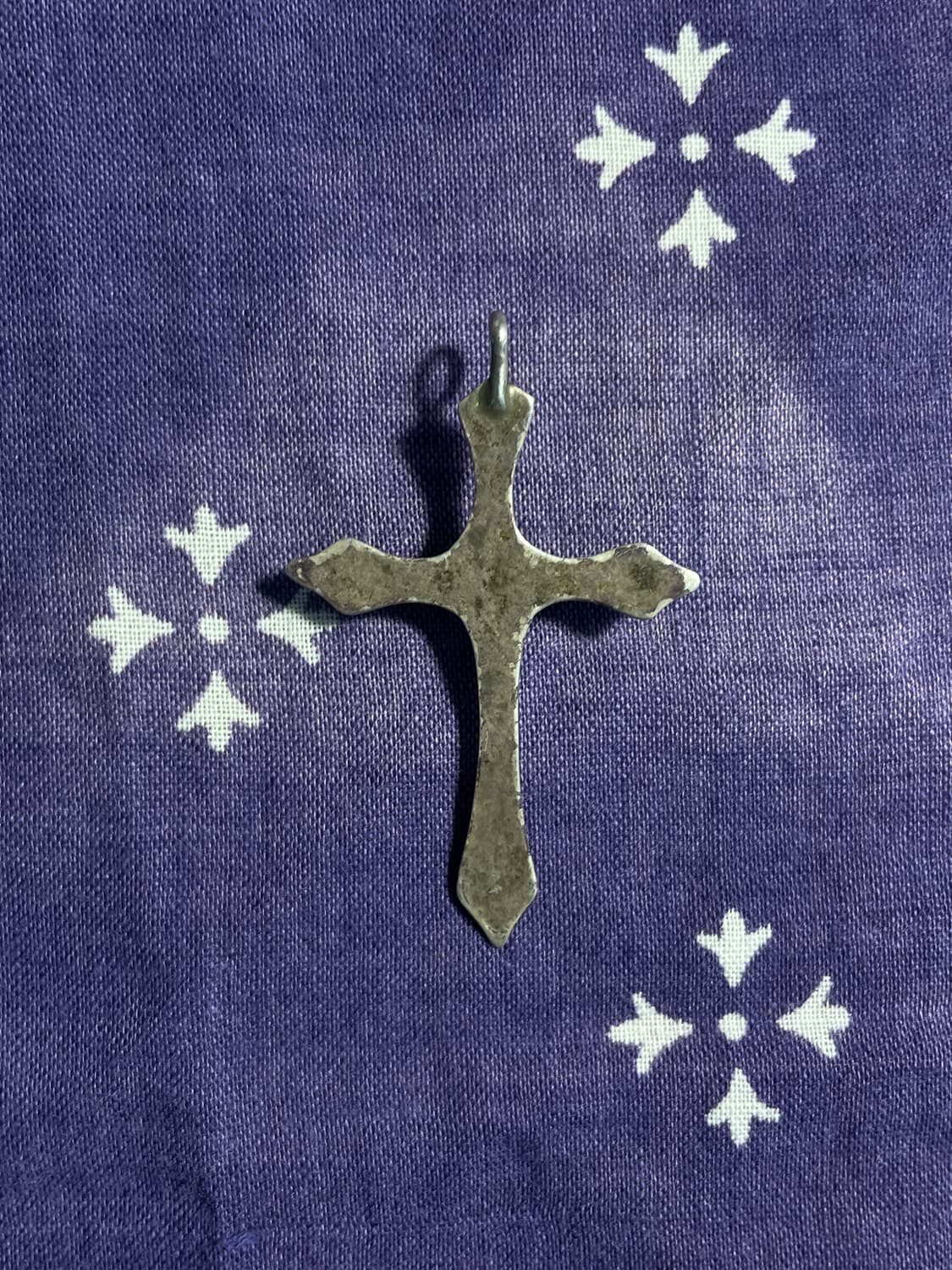 Vintage Sterling Turquoise Cross Pendant 상품이미지4