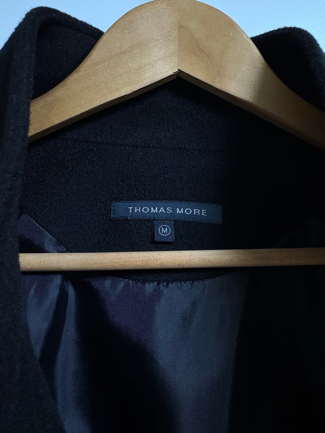 토마스모어 울 해링턴 자켓 M 블랙 상품이미지3