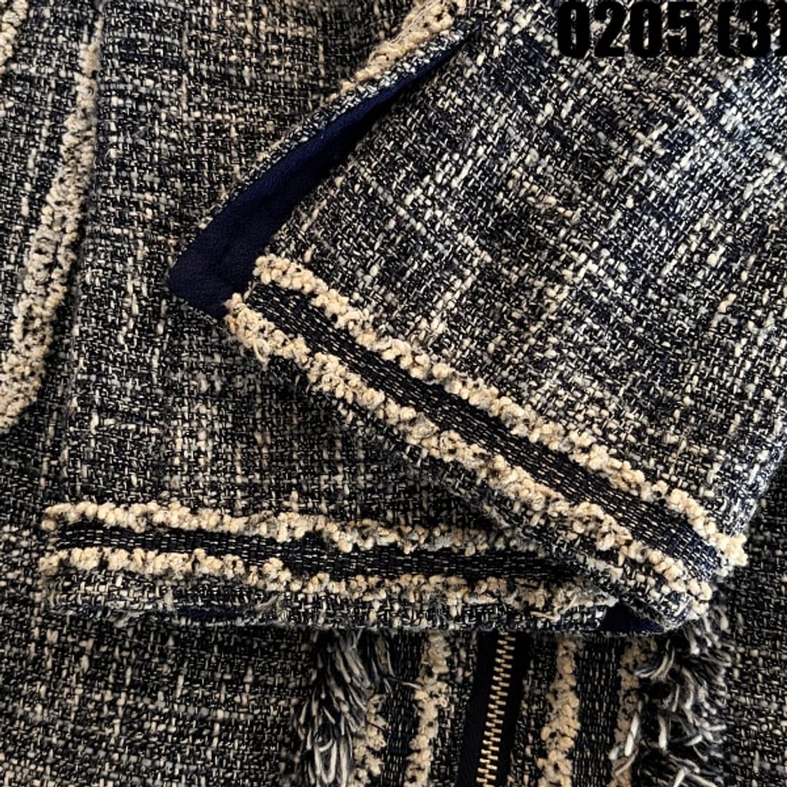 [85] 김서룡 여성 트위드 롱 자켓 0205(3) 상품이미지3