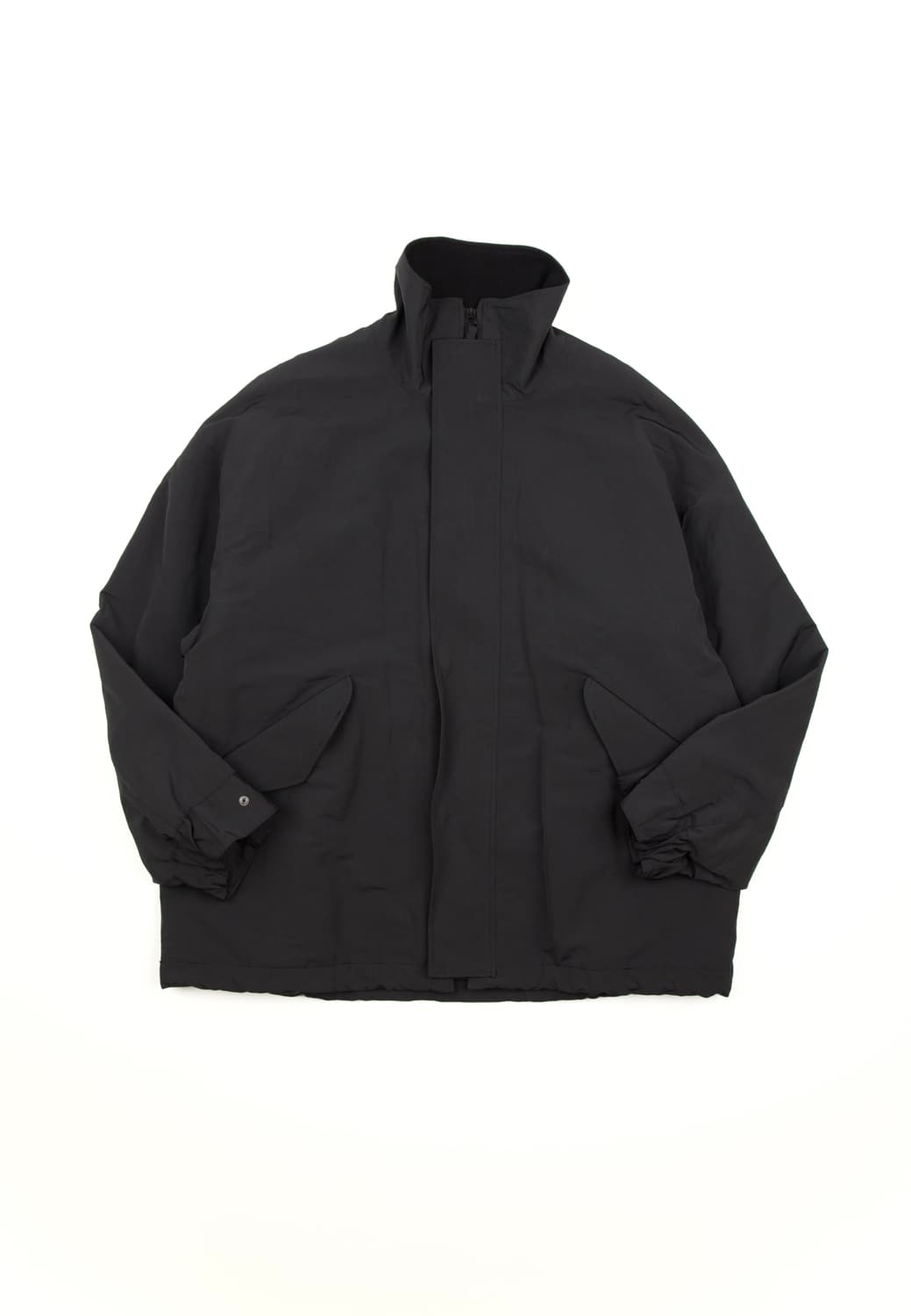 Kaptainsunshine 숏 밀 코트 차콜 상품이미지1