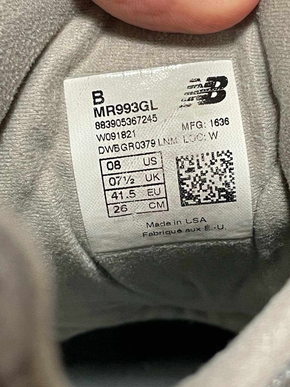 뉴발란스 993 상품이미지6