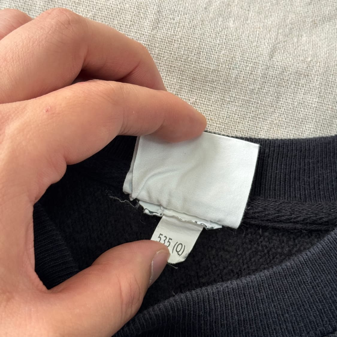 챔피온 리버스위브 블랙 스웻 맨투맨 S 상품이미지6