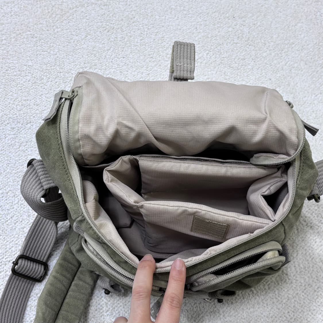 실측확인 내셔널지오그래픽 크로스백 0313E 상품이미지3