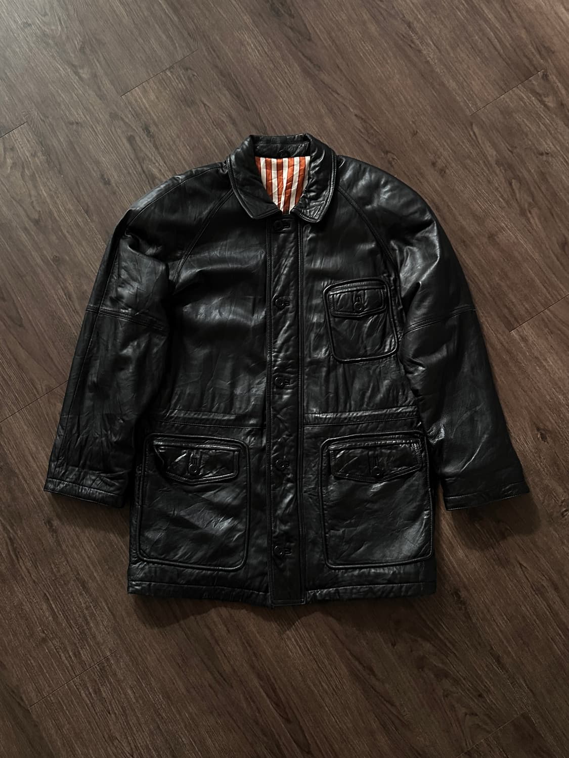 Polo Club 오버 레더 사파리 자켓 상품이미지6