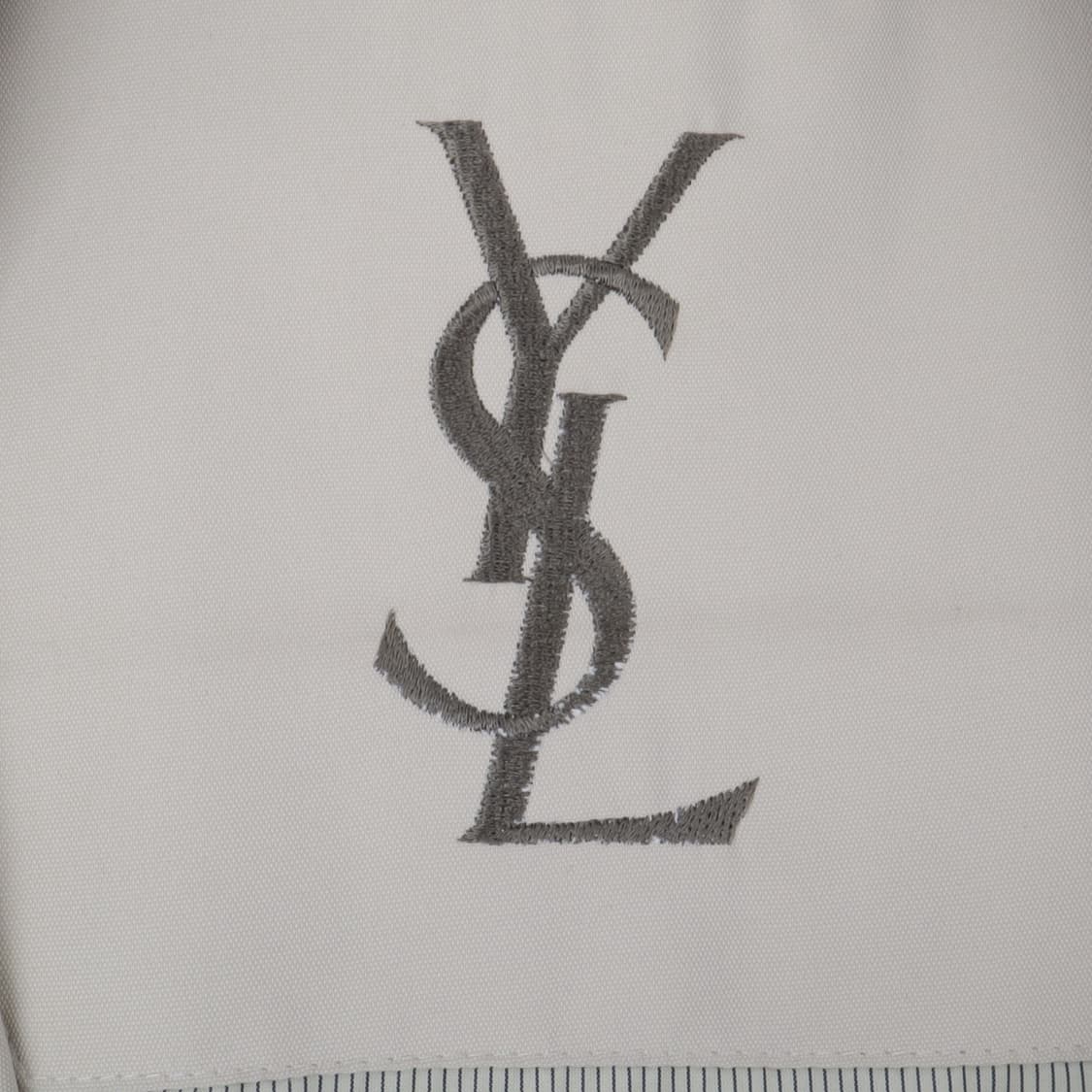 입생로랑 ysl 로고 아이보리 폴리 쉘 자켓 상품이미지8