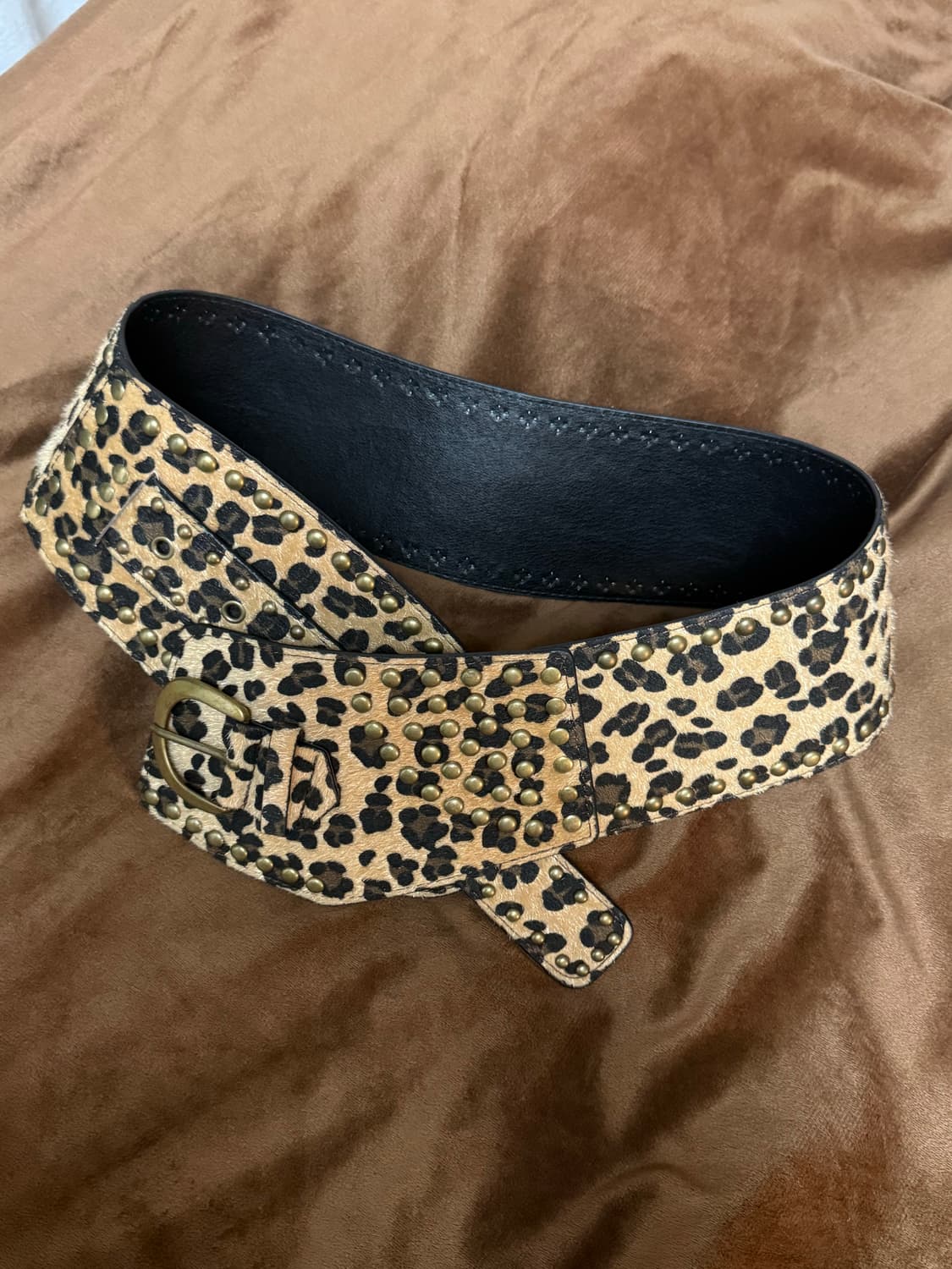 갸루 레오파드 벨트 상품이미지1