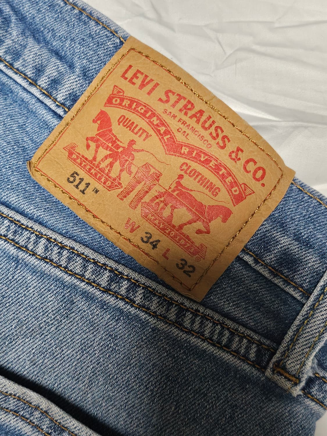 리바이스 511 데님 팬츠 33-34 상품이미지5