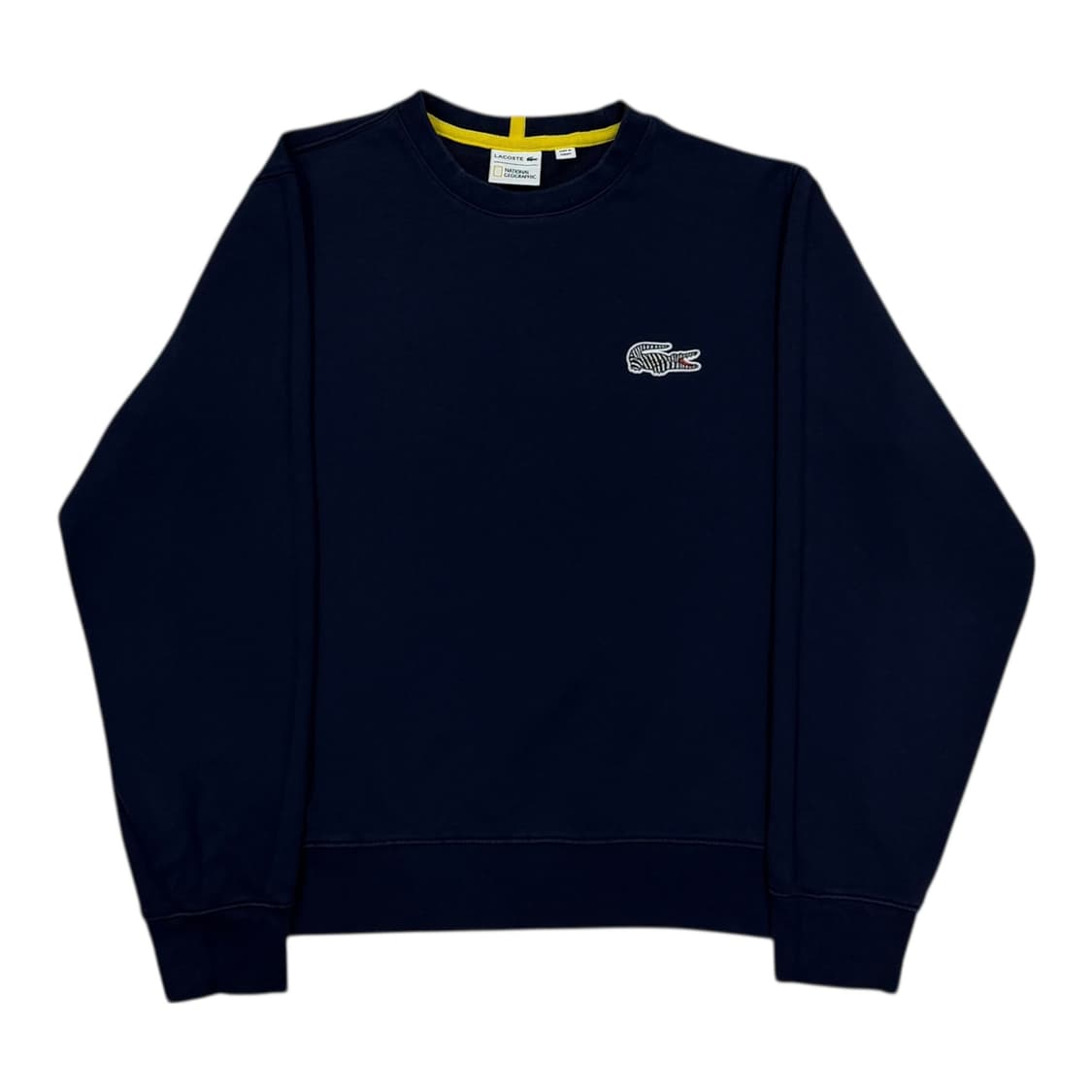 라코스테 X 내셔널지오그래픽 빅크록 맨투맨 네이비 상품이미지1