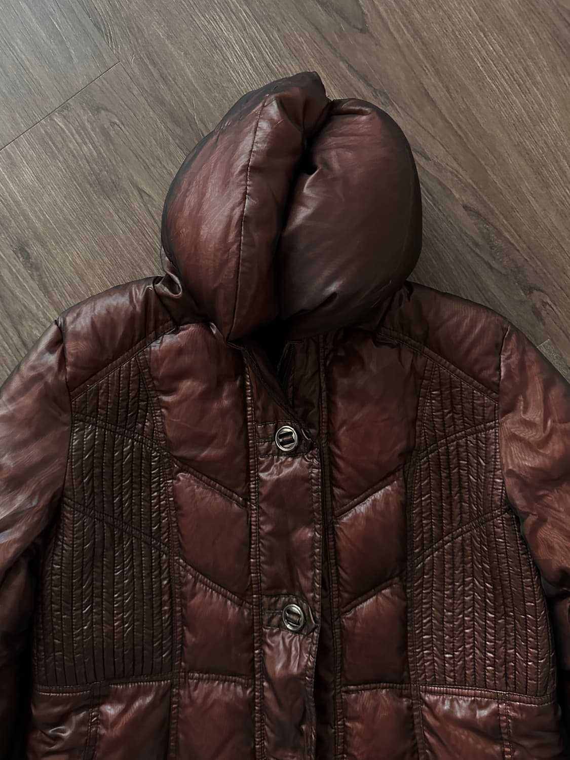 볼류밍 & 페이드 롱 푸퍼 자켓 상품이미지9