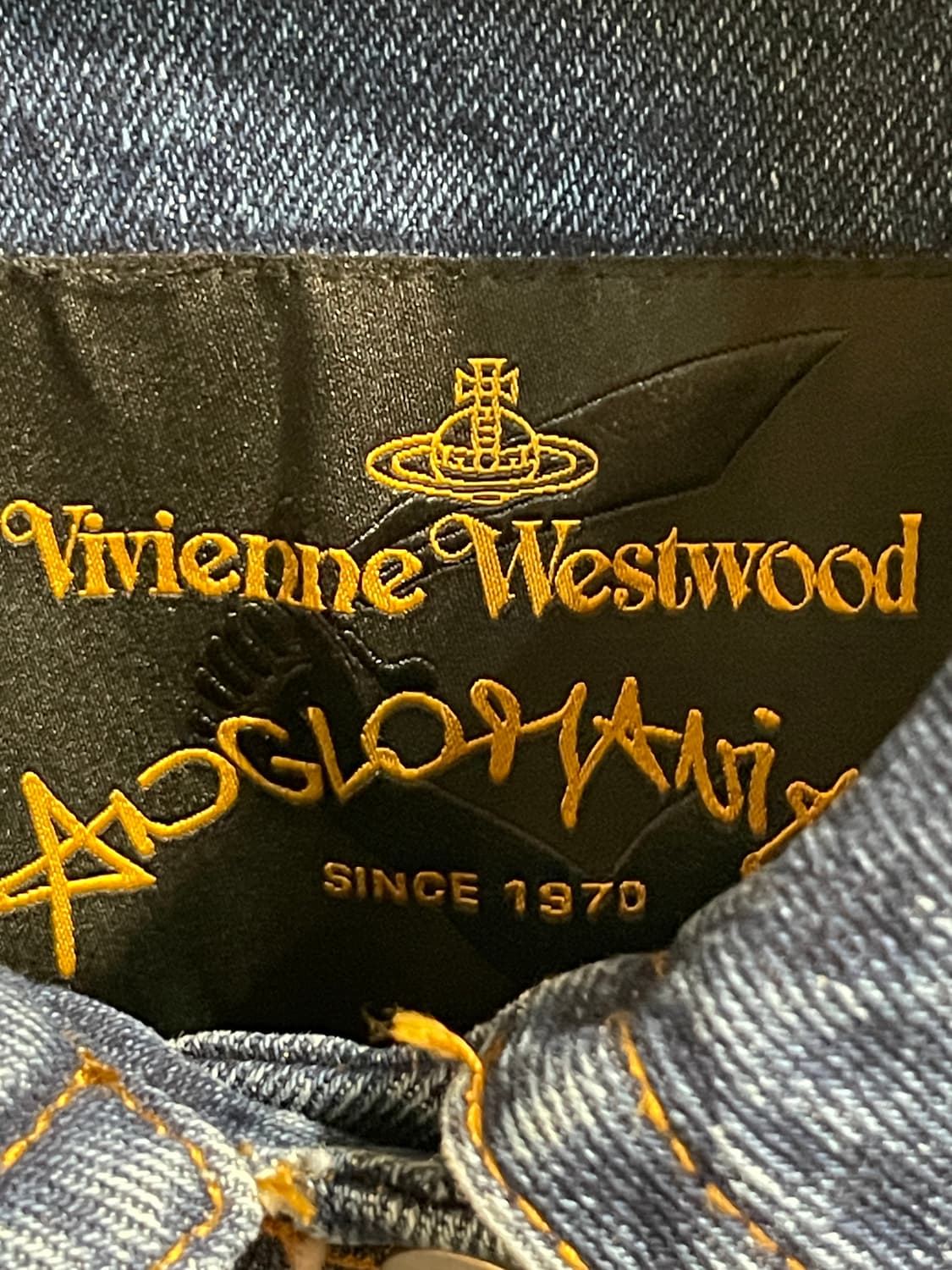 비비안 웨스트우드 크롭 데님 자켓 상품이미지2