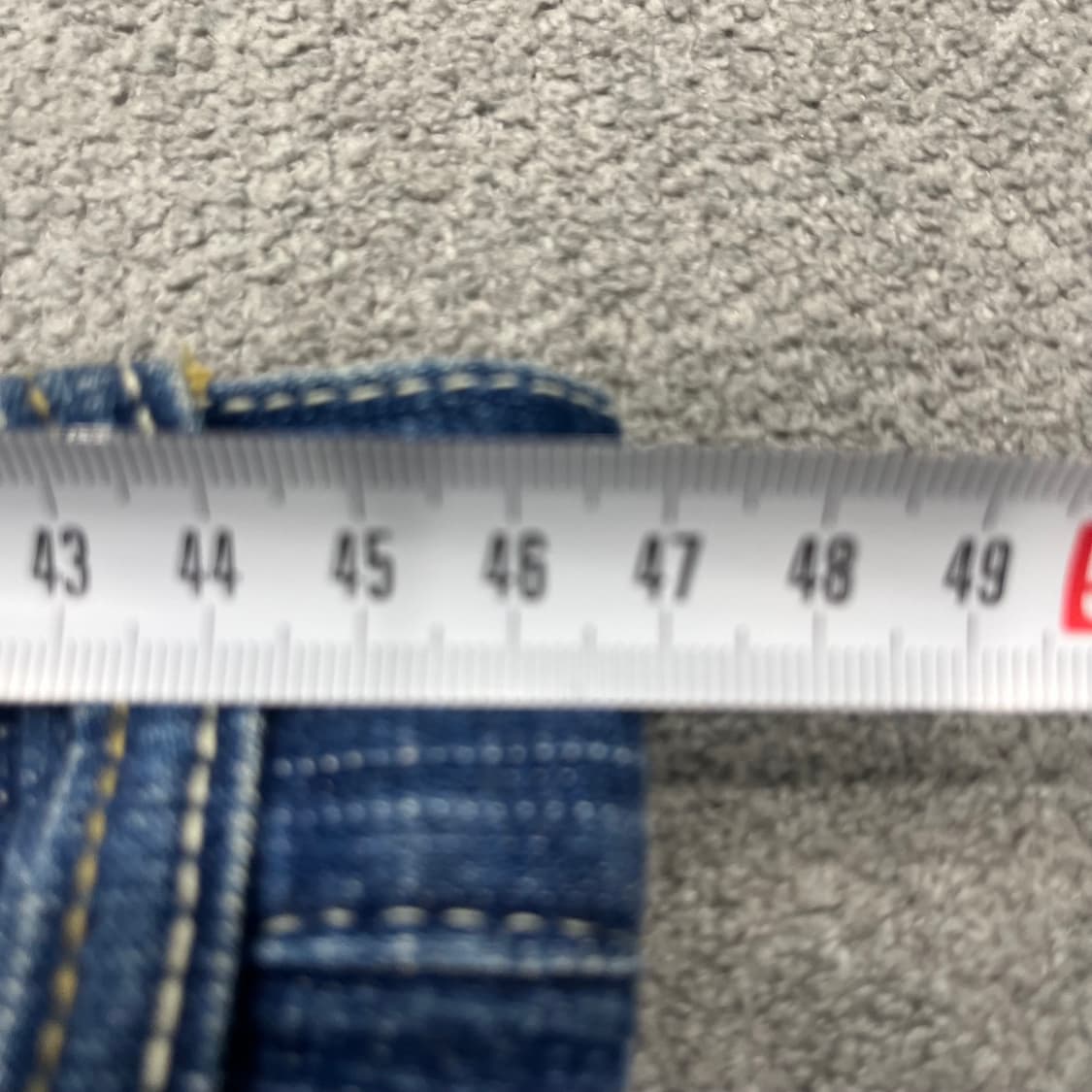 36 플래티넘 후부 00s 올드스쿨 힙합 배기진 데님 팬츠 상품이미지9