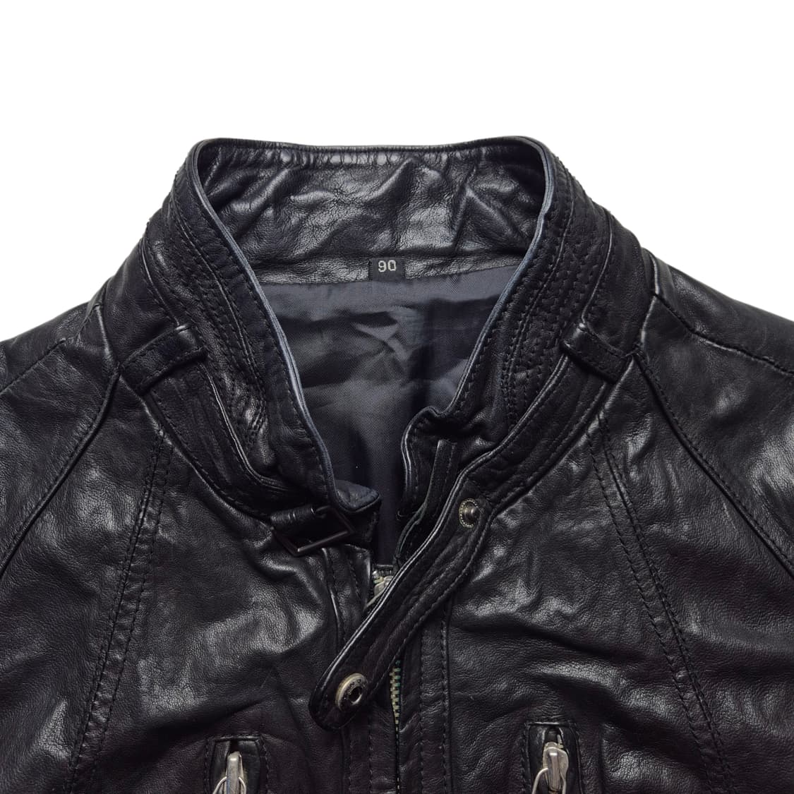 [S] VTG 이태리 양가죽 바이커 자켓 상품이미지6