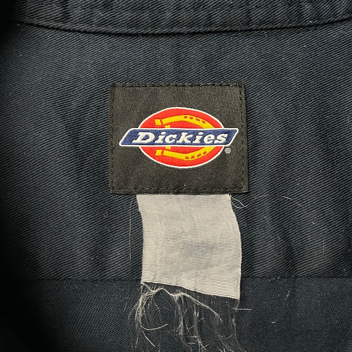 DICKIES 디키즈 빈티지 네이비 플랩포켓 반팔 워크셔츠 A01002 상품이미지9