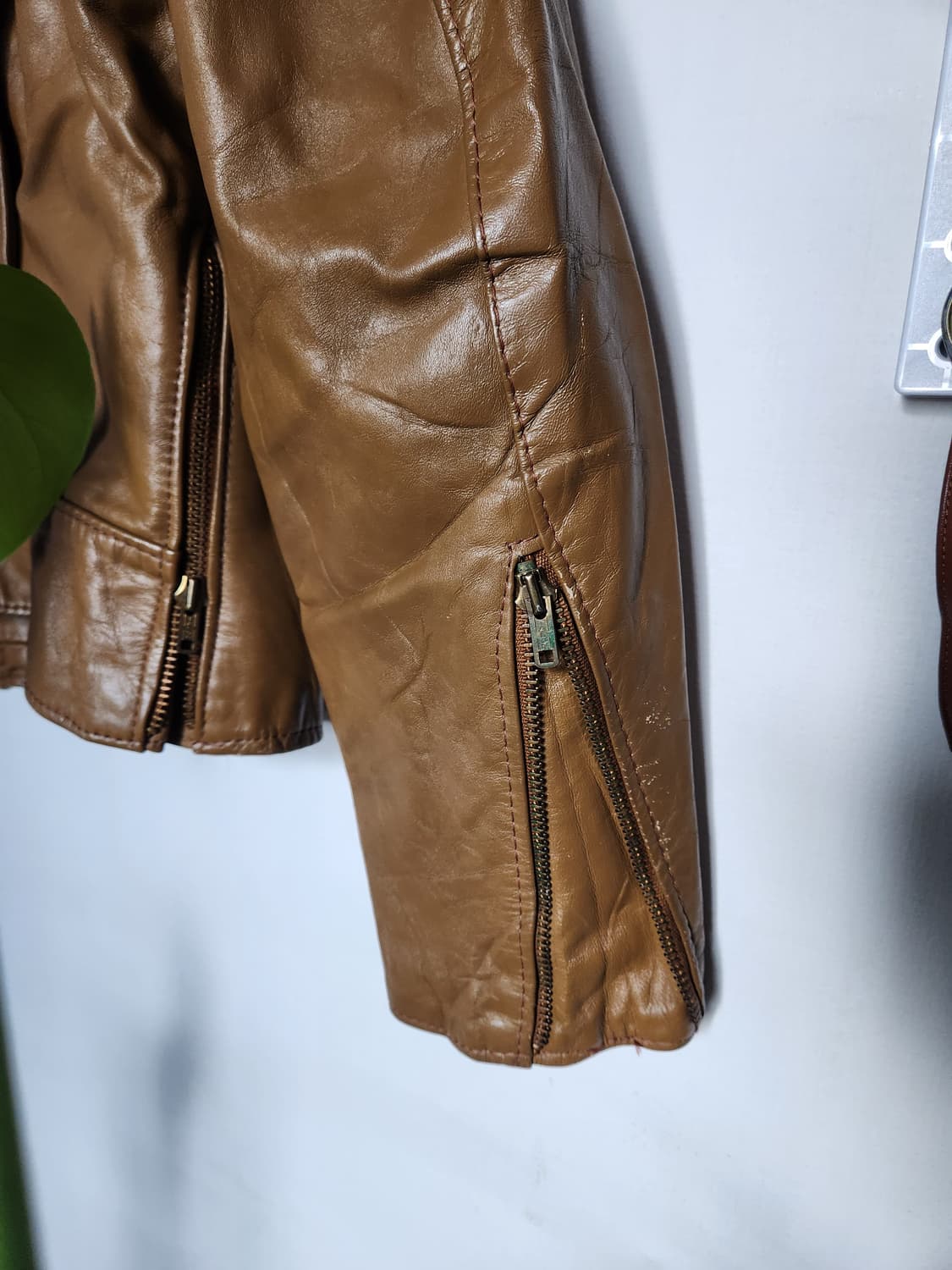 70s Brooks 브룩스 레더웨어 싱글 라이더 자켓(USAmade) 상품이미지6