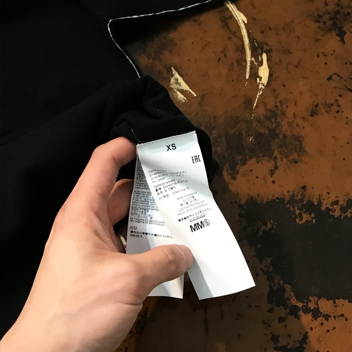 메종 마르지엘라 MM6 블랙 오버핏 니트 남성 110 115 빅사이즈 상품이미지7