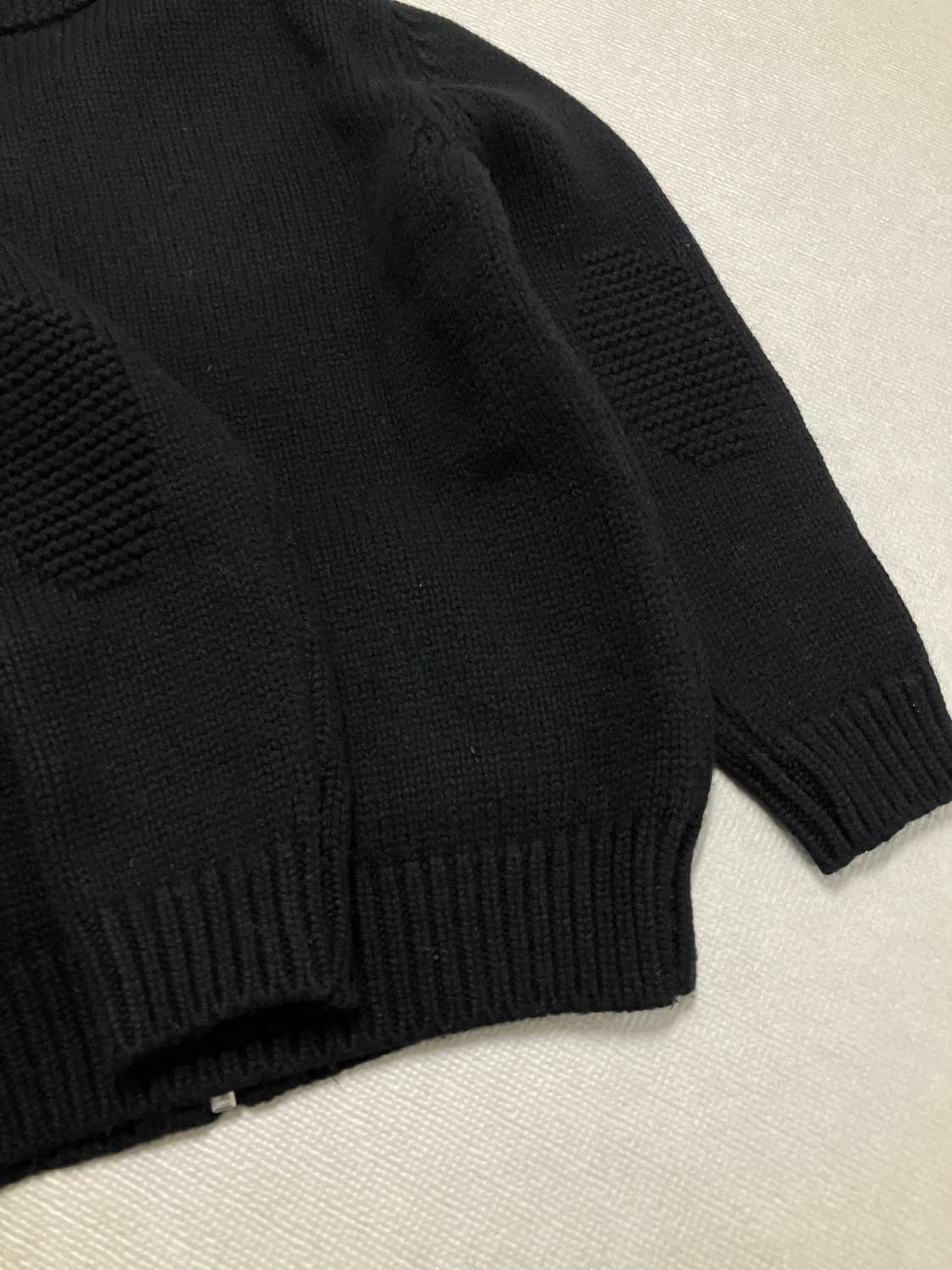 니틀리 코위찬 울 니트 가디건 블랙 상품이미지8