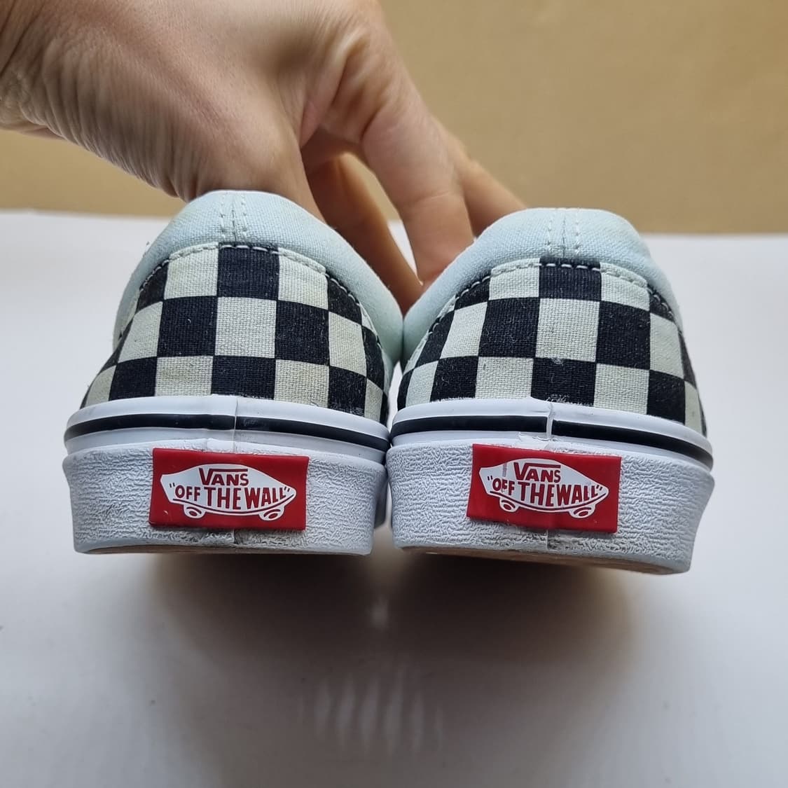 반스 체커보드 여성슬립온230. 상품이미지4