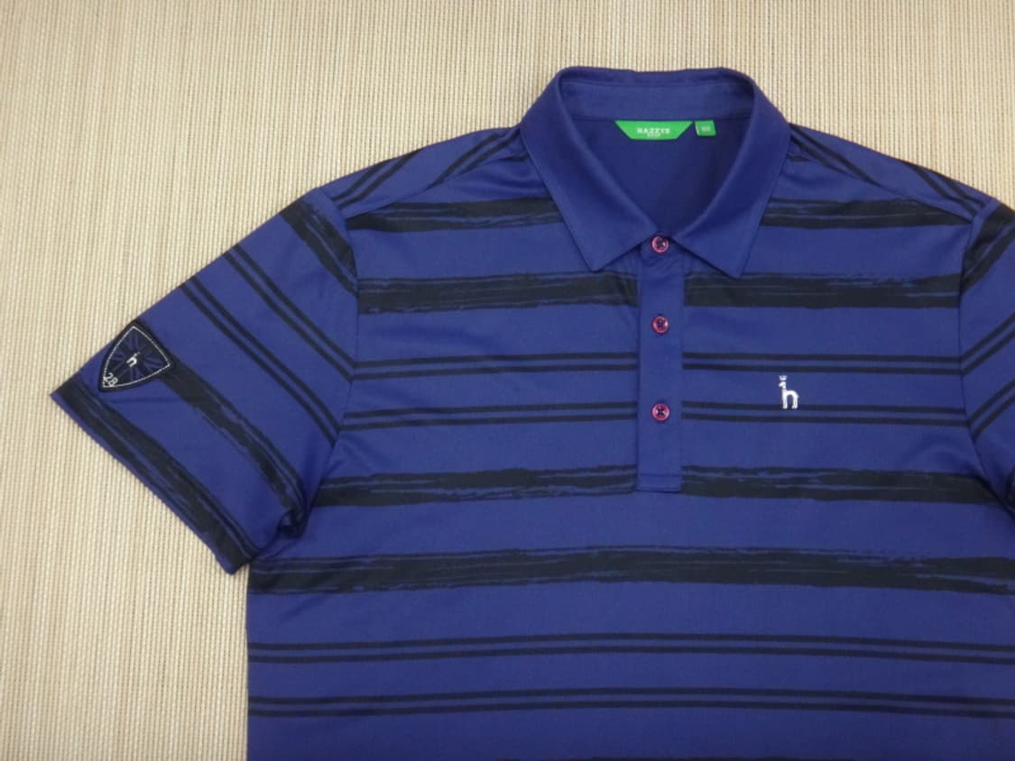 (100) 헤지스골프 남성용 카라넥 반팔 티셔츠 상품이미지3