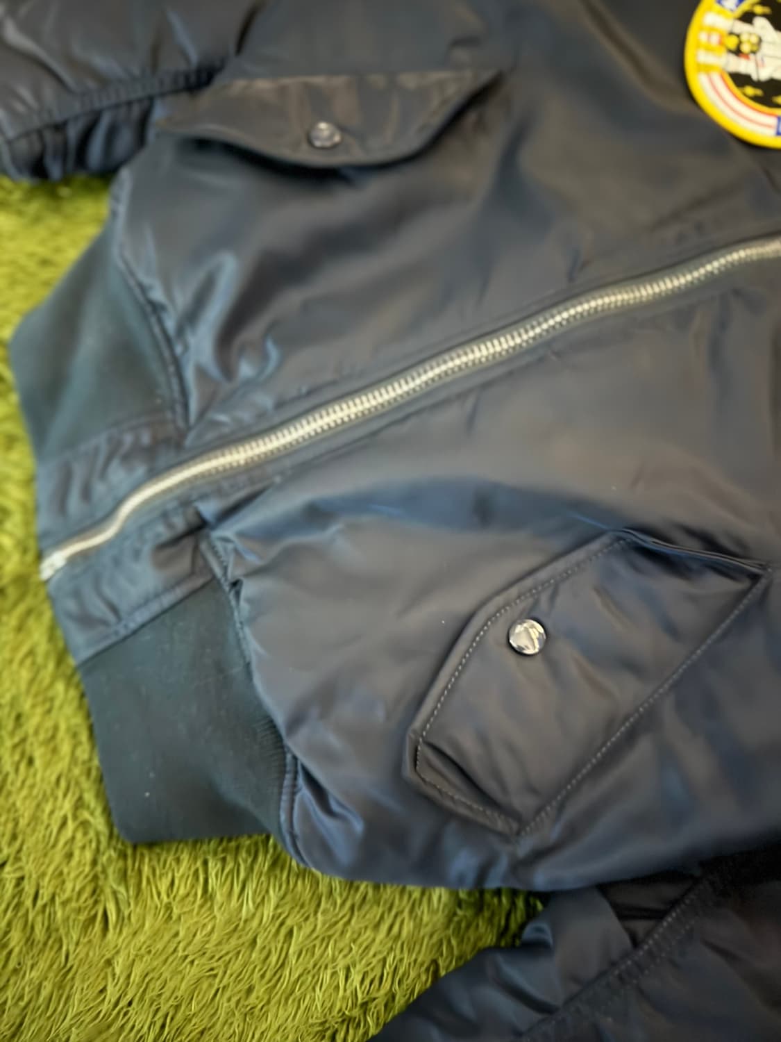 [XS] 알파인더스트리 NASA 리버시블 봄버 자켓 MA-1 상품이미지4