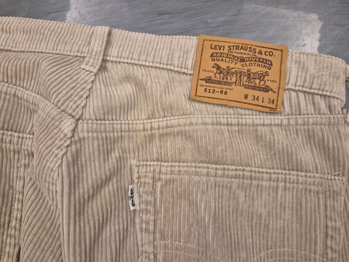 90s 리바이스 화이트라벨 코듀로이 팬츠 상품이미지5
