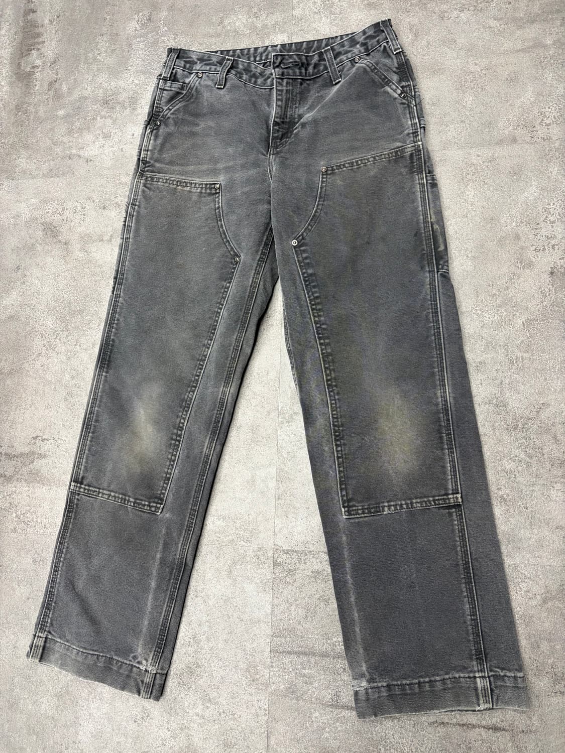 10s 칼하트 blk 더블니 워크 팬츠 상품이미지3