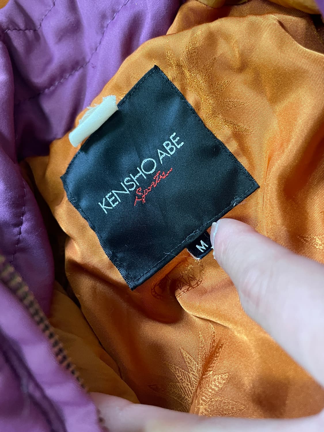 켄쇼 아베 스포츠 퀼팅 퍼후드 크롭 점퍼  J04100 상품이미지5