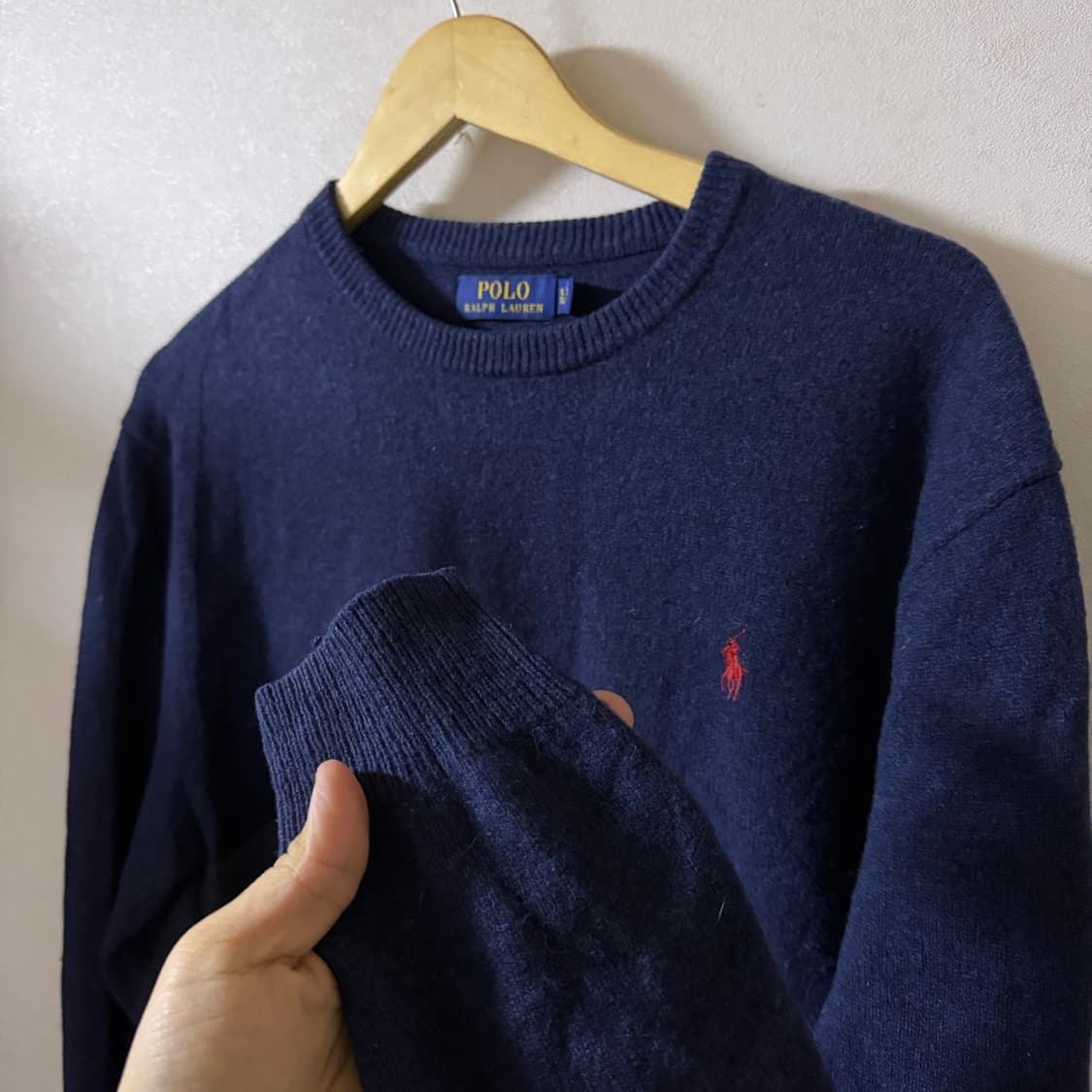 폴로 랄프로렌 울 니트 네이비 XL (남성 105정도) 상품이미지7