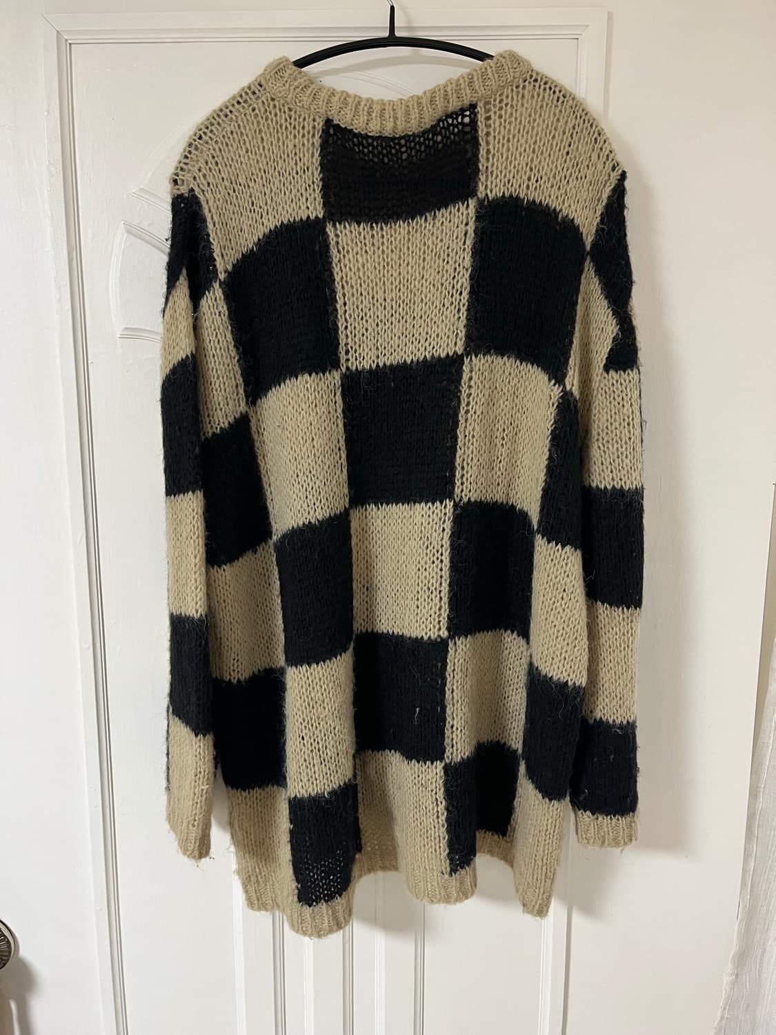 더오픈프로덕트 체커보드 니트 상품이미지4