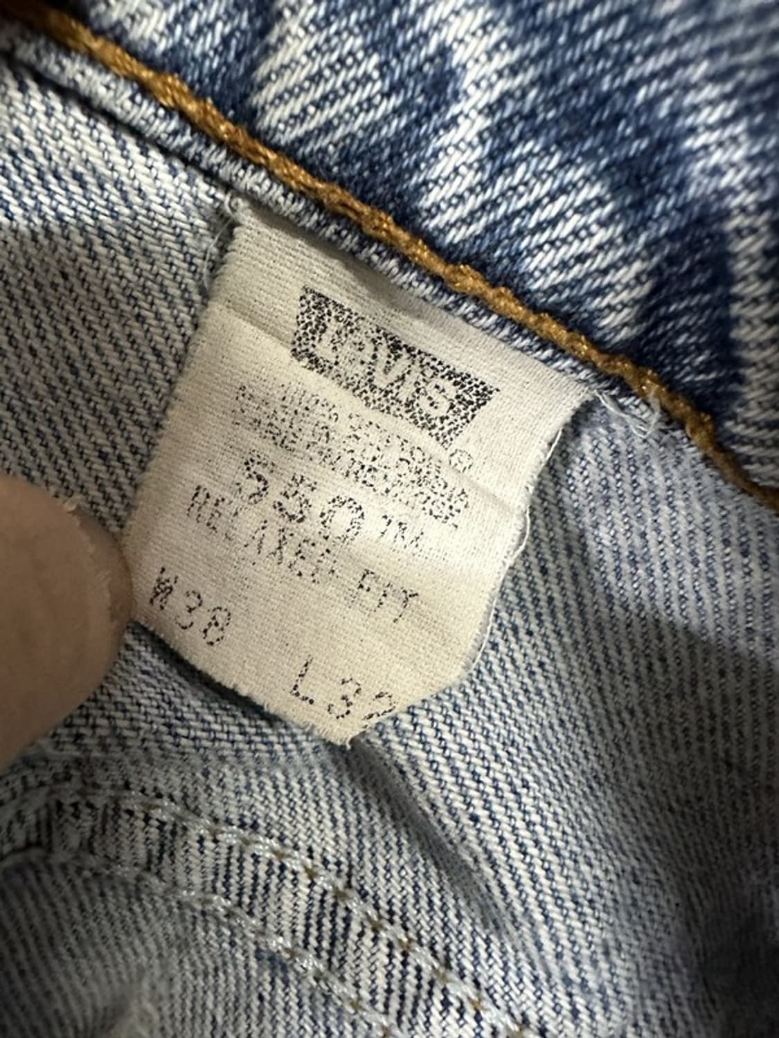 [W38L32] LEVI'S 리바이스550 90s 오렌지탭 빈티지 상품이미지9