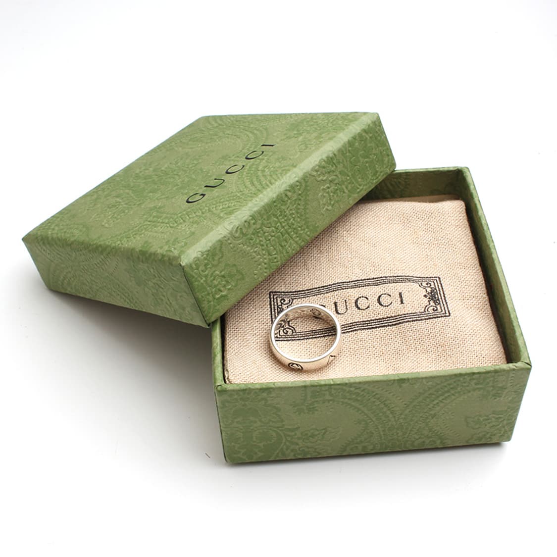 구찌 블라인드 포 러브 925실버 반지 11호반 상품이미지4