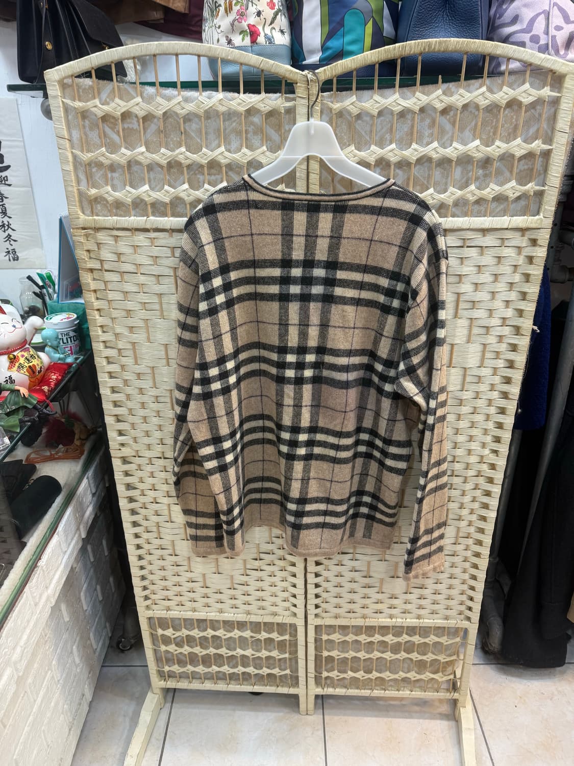 100-105 정품 버버리 노바체크 니트 팝니다 상품이미지4