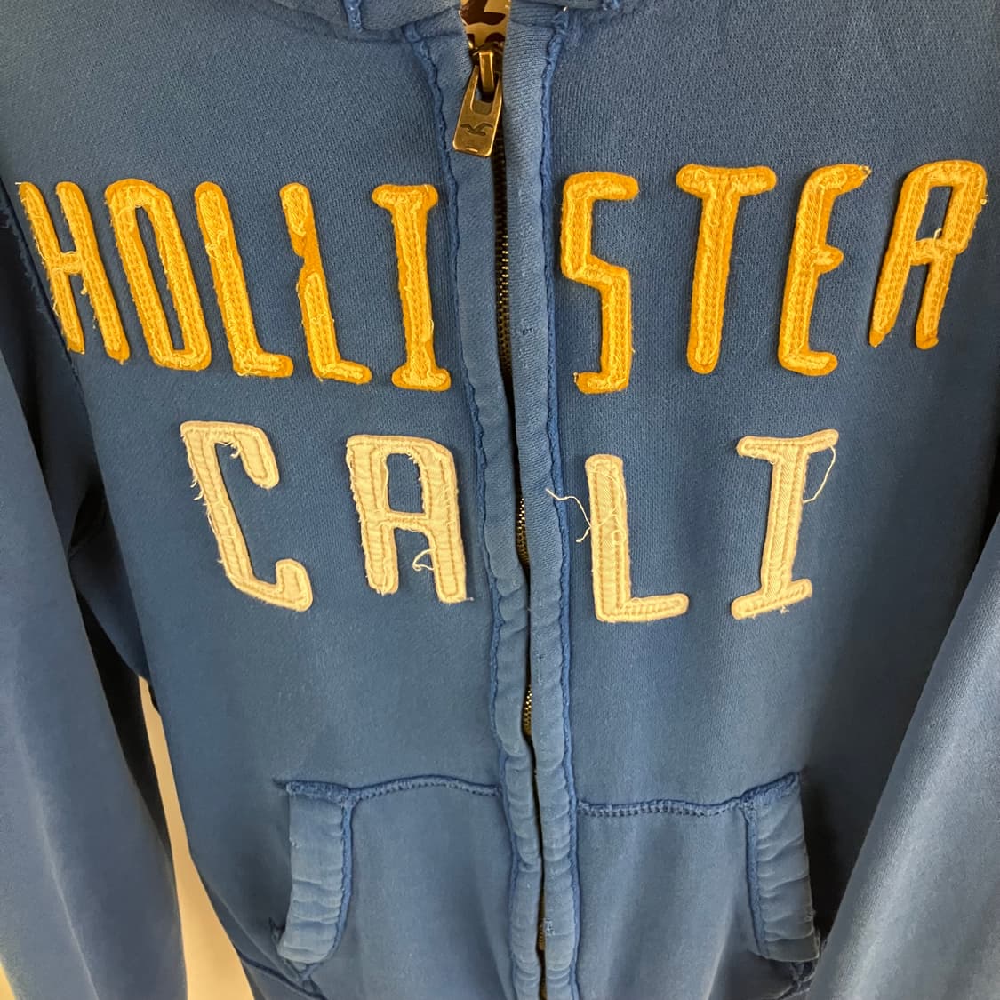 홀리스터 블루 후드집업 L 상품이미지4