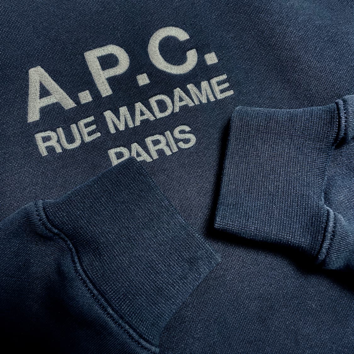 A.P.C. 아페쎄 티나 맨투맨 네이비 S 상품이미지4