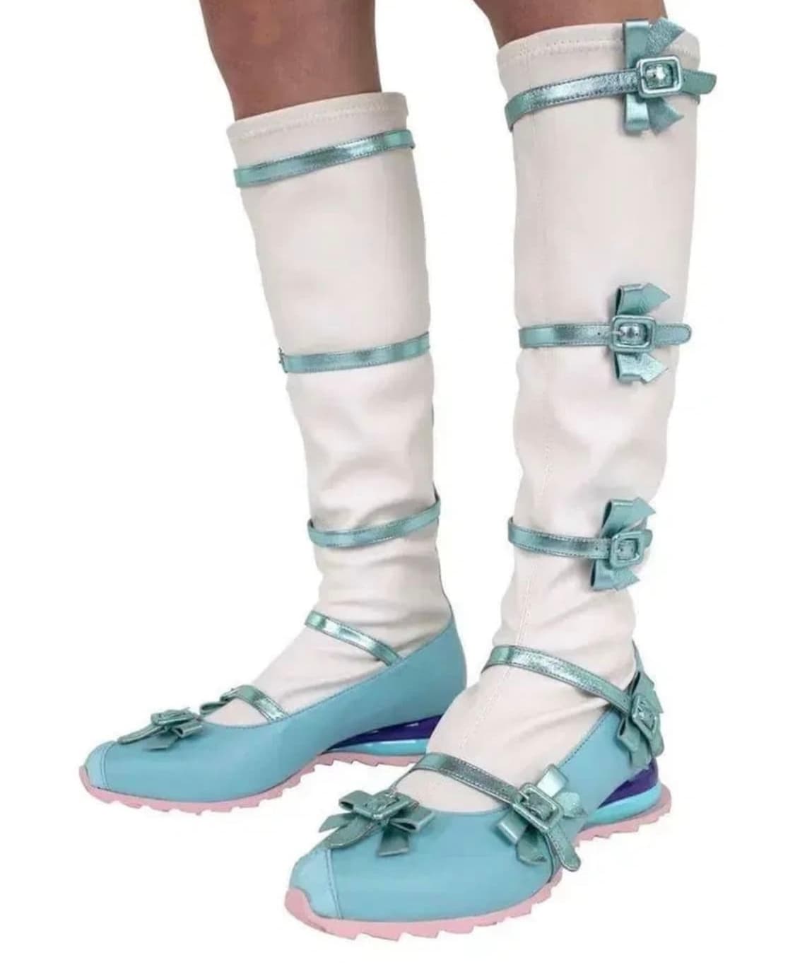 키코코스타디노브 리본 니하이부츠 상품이미지3