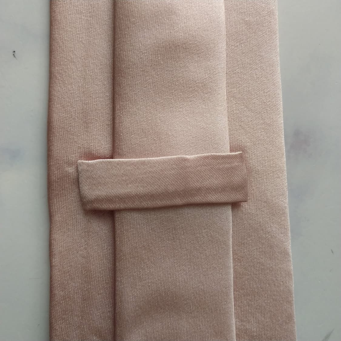 제냐 실크 라이트핑크 넥타이 9.3cm A등급 K2309 상품이미지3