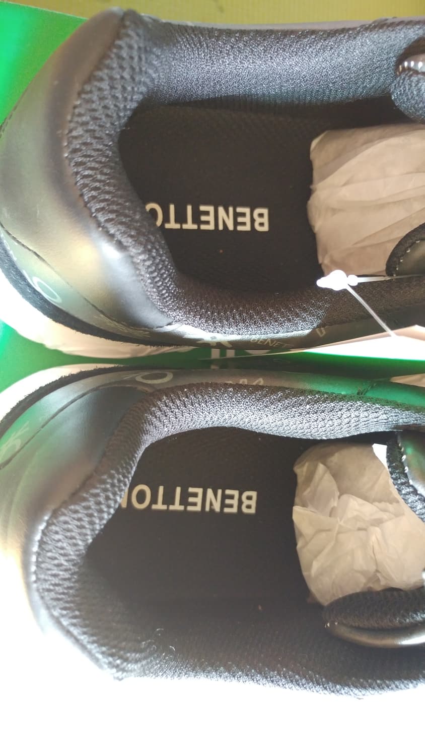 (새신발) 베네통 코트라이프 스니커즈 블랙 JB1F021BK 270mm 상품이미지5