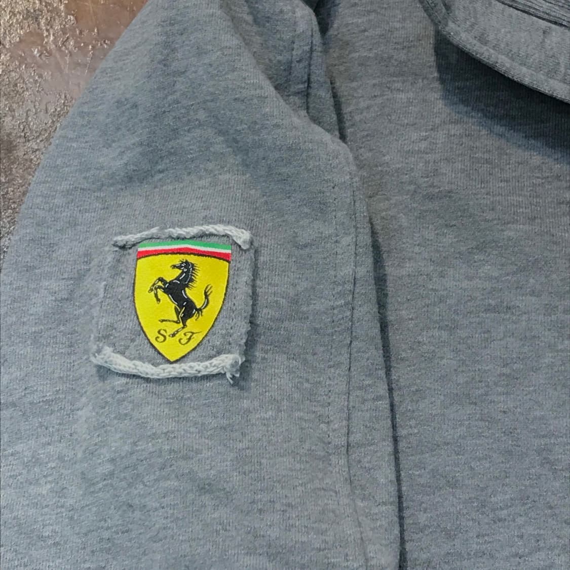 푸마 페라리 그레이 견장 집업 져지 자켓 남성 105 여성 루즈핏 상품이미지6