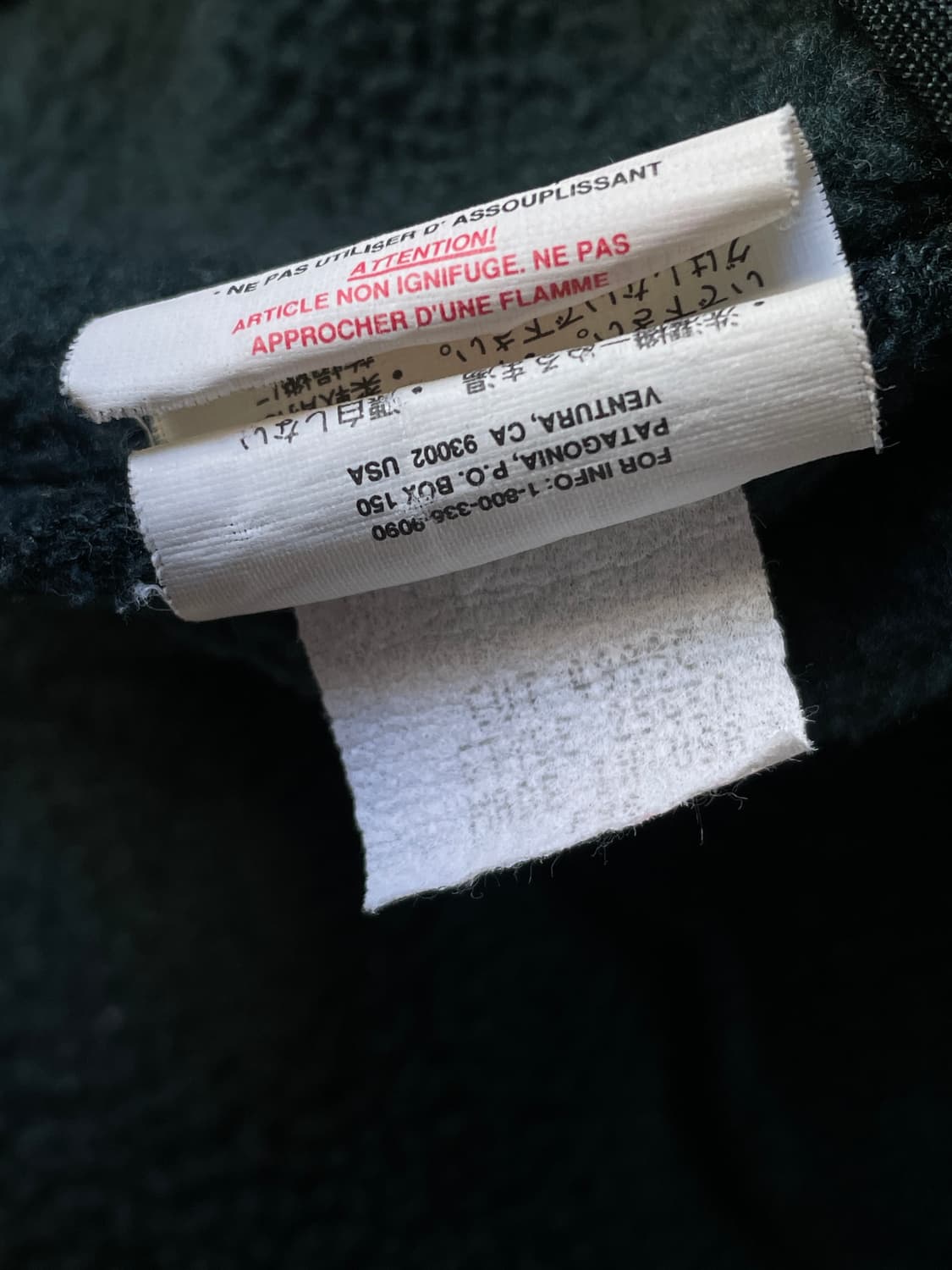 90s Patagonia Synchilla Dark Green SnapT 상품이미지10