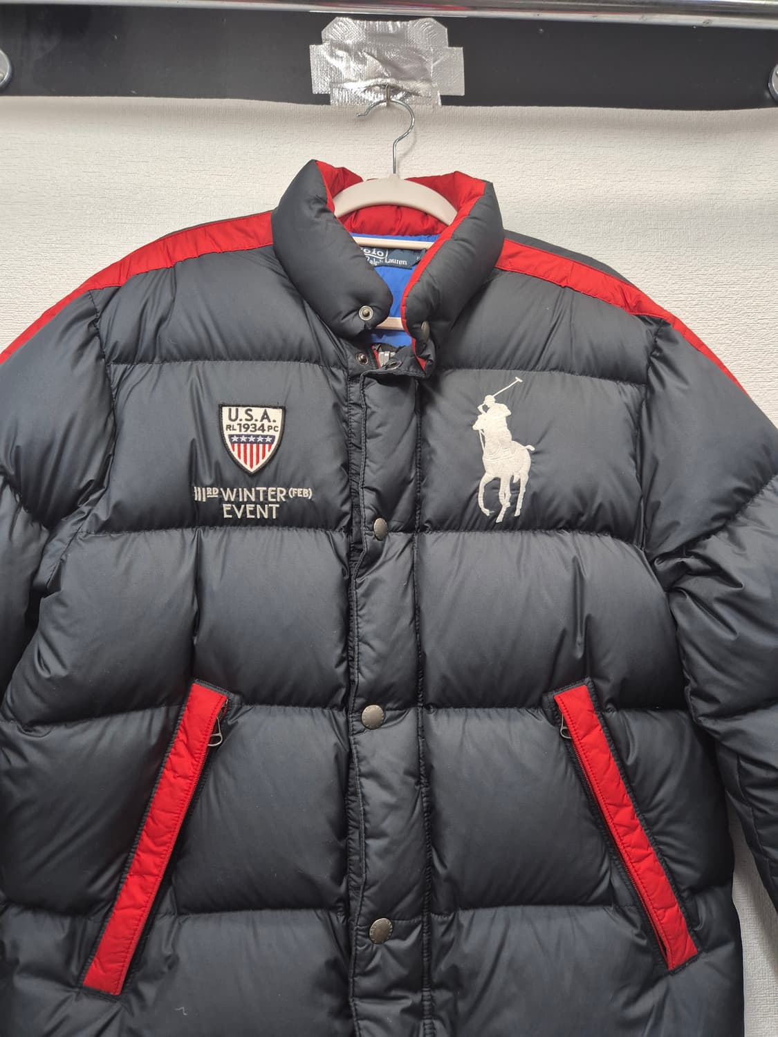 폴로 빅포니 사이드라인 USA 덕다운 패딩/100(정품) 상품이미지2