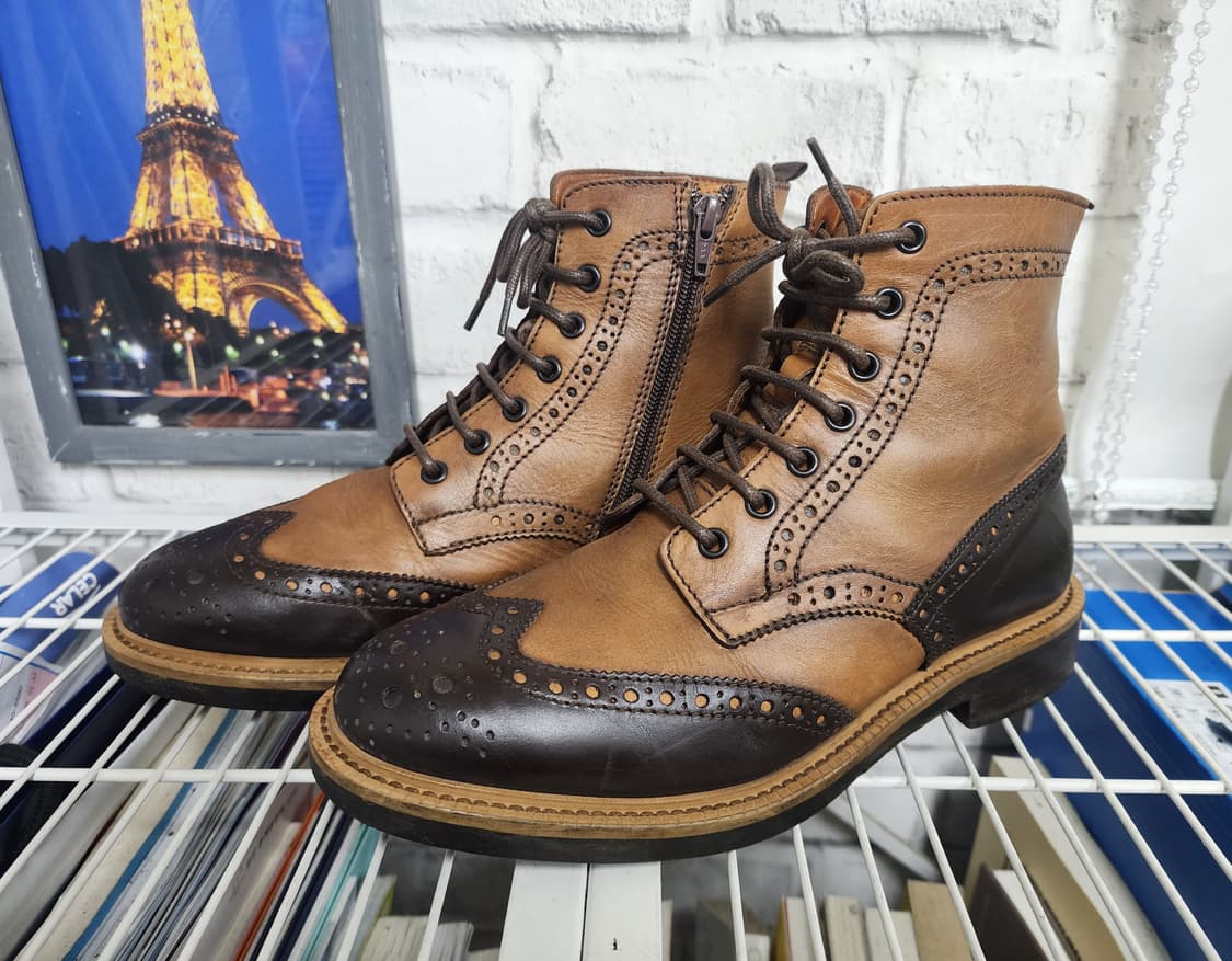 지안마크 모렐리 남성 가죽부츠 260~265 윙팁 남성구두 SD94 상품이미지1